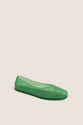 Green Iro Jelly Flats