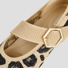 Pointed-Toe Mary-Jane Flats (Maria)