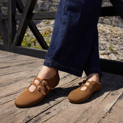 Twin-Strap Flats (Natalie)