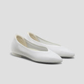 Pointed-Toe Dual-Cushion City Flats (Ecostitch™ Flat Pro)