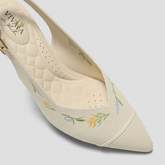 Healing Garden | Pointed-Toe Slingback Heels (Addison)