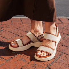 Round-Toe Walker Sandals (Kamber)