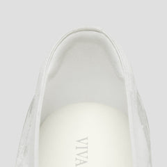 Square-Toe V-Cut Flats (Margot 3.0)