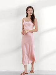 Elegant Mulberry Silk Slip Dress