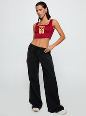 USC Jersey Corset Top Cardinal