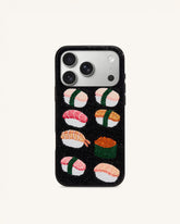 Sushi Phone Case - Multicolor Black