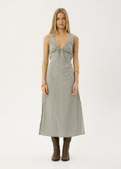 AFENDS Womens Izzy - Maxi Dress - Vice Alpine Check