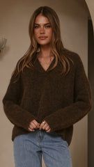 Kouvr Knit Sweater - Brown