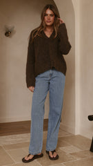 Kouvr Knit Sweater - Brown