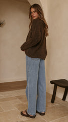 Kouvr Knit Sweater - Brown