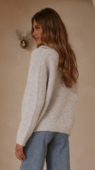 Kouvr Knit Sweater - Grey
