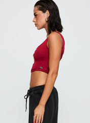 USC Jersey Corset Top Cardinal