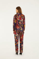 Multicolor Artsy Surreal Land Pants