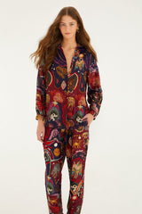 Multicolor Artsy Surreal Land Pants