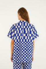 Blue Dream Checkered Short Sleeve Shirt