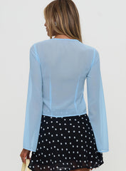 Coates Long Sleeve Top Blue