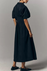 Tobie Shirtdress by Exquise Black