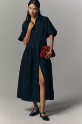 Tobie Shirtdress by Exquise Black