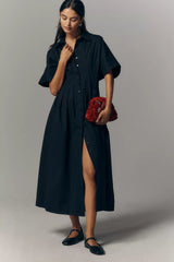 Tobie Shirtdress by Exquise Black