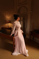 The Suit Soft Pink Evening Dress