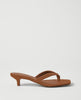 Suede Kitten Heel Sandal