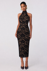 Alessia High Neck Midi