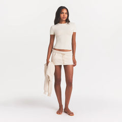 Cotton Jersey T-Shirt - Bone