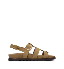 Anser Camel Suede Chunky Sandals