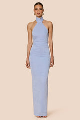 Crush Halter Gown