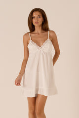 Cassia White Babydoll