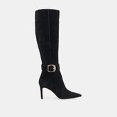 Kinzy Boots Onyx Suede