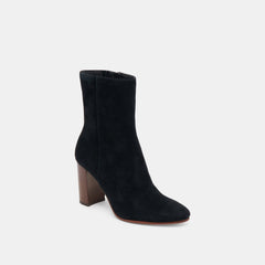Suzy Booties Onyx Suede