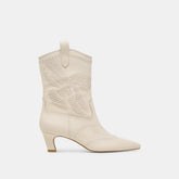 Tavla Boots Off White Leather