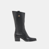 Vern Boots Black Leather