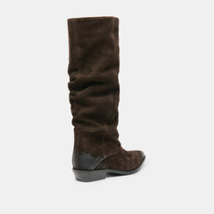 Marla Boots Dk Brown Suede