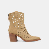 Zenobi Booties Dk Taupe Suede