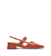 Eider Terracotta Patent Leather Flats