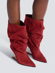 Wedge Suede Ankle Boots
