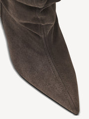 Wedge Suede Ankle Boots