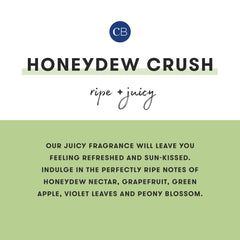 Honeydew Crush Blue Printed Travel Tin Candle