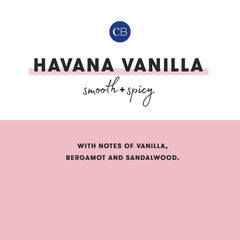 Havana Vanilla Modern Marble Printed Travel Tin Candle