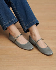 Ellie Satin Flat