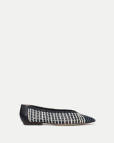 Bancroft Woven Leather Flat