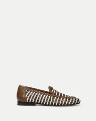 Prilla Woven Leather Loafer