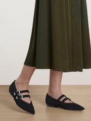 Bancroft Suede Mary Jane Flat