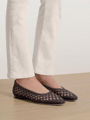 Cienna Woven Satin Flat