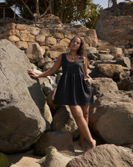 AFENDS Womens Jesse - Mini Dress - Black