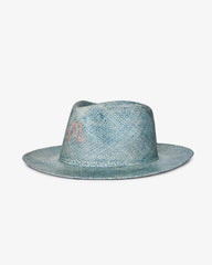 Indigo Straw Hat