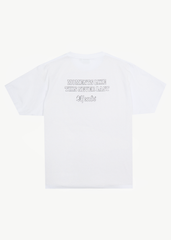 AFENDS Mens Never Last - Heavyweight Boxy Tee - White