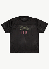 AFENDS Mens Zero Six - Mesh Jersey Boxy Tee - Black
